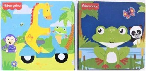 Fisher -Price - Set van 2 - Boekjes - Plaatjes - Baby - 10, Livres, Livres Autre, Envoi