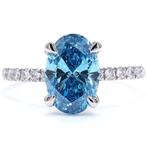 Sans prix de réserve - Bague Platine - 2.33ct. tw. Bleu