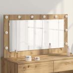 vidaXL Make-up Spiegel met spiegel Artisan Eiken 100 x 55 x, Huis en Inrichting, Verzenden, Nieuw