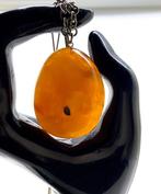 Oude ketting met grote natuurlijke Baltisch amber -, Antiek en Kunst