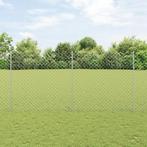vidaXL Kettinghek met 20 U-Paaltjes Zilver 1,6x10 m Staal, Verzenden, Nieuw