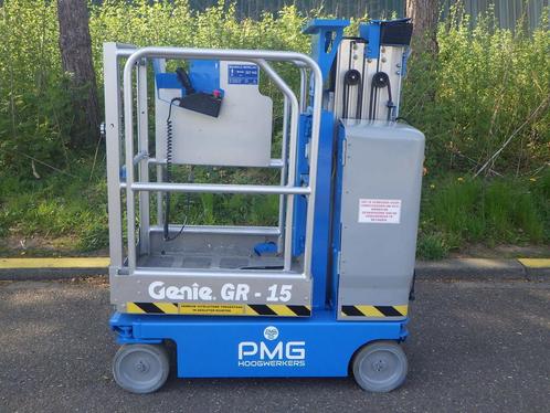 Hoogtewerker Mast Genie GR-15 2014, 6,47, gekeurd, nw accus, Zakelijke goederen, Machines en Bouw | Liften, Steigers en Ladders