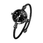 Vintage Horloge voor Dames - Luxe Kwarts Polshorloge Zwart, Handtassen en Accessoires, Verzenden, Nieuw, Stuff Certified®