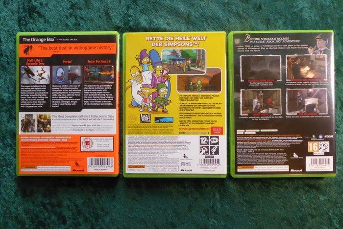 Microsoft - Xbox 360 - The Orange Box, Die Simpsons Das, Games en Spelcomputers, Spelcomputers | Overige Accessoires