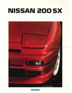 1989 NISSAN 200SX BROCHURE FRANS, Nieuw