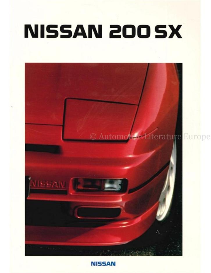 1989 NISSAN 200SX BROCHURE FRANS, Boeken, Auto's | Folders en Tijdschriften