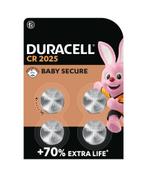 Set van 4 Duracell CR2025 batterijen (knoopcellen, 3V), Verzenden, Nieuw