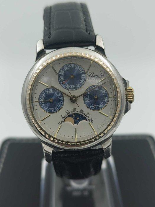 Gander - Triple Calendar - Moonphase - Zonder Minimumprijs -, Handtassen en Accessoires, Horloges | Heren