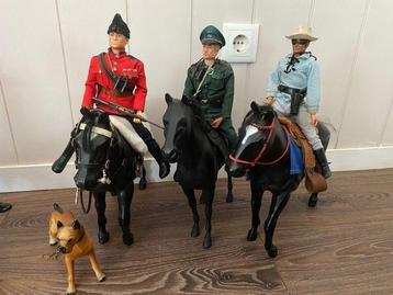 GI-JOE - Jouet Vintage Military Cavalry Action Figures with beschikbaar voor biedingen