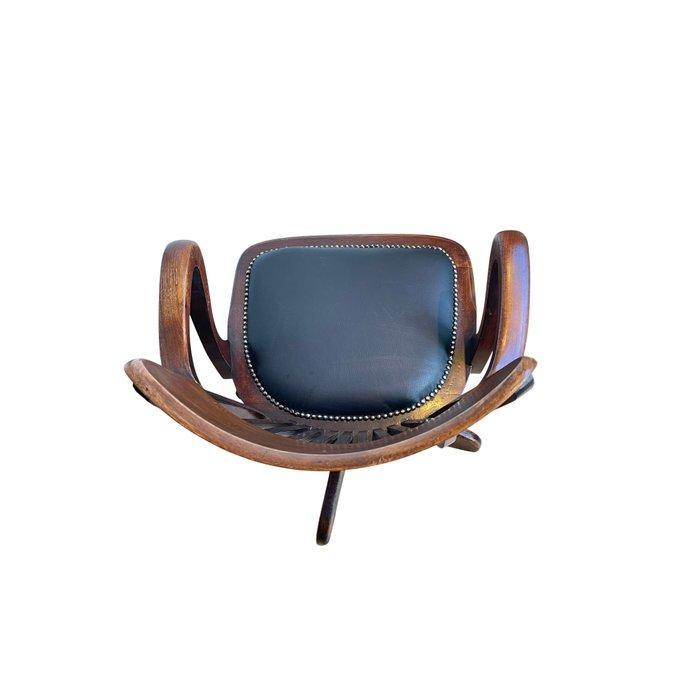 Bureaustoel - bureaustoel - Mahonie, Antiek en Kunst, Curiosa en Brocante