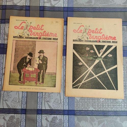 Le Petit Vingtième 13 octobre 1938  + 6 juillet 1939 -, Livres, BD