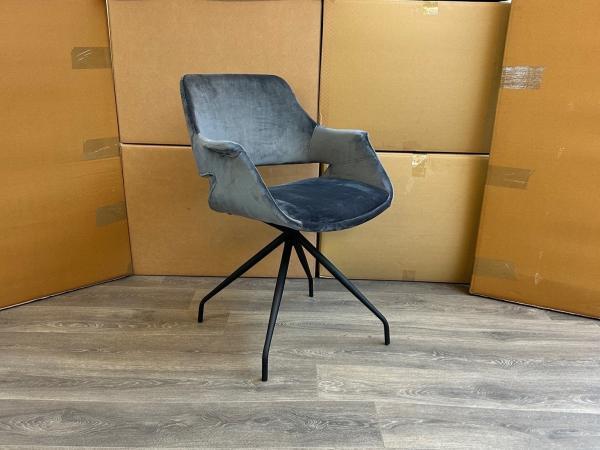 Veiling - Eetkamerstoel Kenny (set van 4) Draaibaar - Velvet, Huis en Inrichting, Stoelen