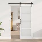 vidaXL Binnendeur met Glas ORKDAL Wit 73.5 x 198.5 cm, Doe-het-zelf en Bouw, Deuren en Vliegenramen, Verzenden, Nieuw