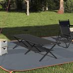 vidaXL Opvouwbaar Campingbed Zwart Oxford stof, Caravans en Kamperen, Kampeeraccessoires, Verzenden, Nieuw