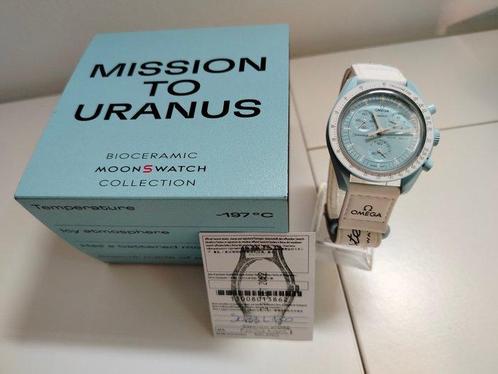 Omega x Swatch - MoonSwatch - Mission to Uranus - Sans Prix, Handtassen en Accessoires, Horloges | Heren