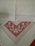Drap en pur lin de musée avec broderie à la main Burano di