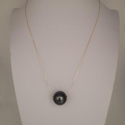 Zonder Minimumprijs - Hanger - 18 karaat Geel goud Parel -, Handtassen en Accessoires, Antieke sieraden