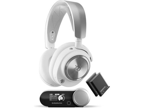 SteelSeries Arctis Nova Pro Wireless White - Draadloze, Audio, Tv en Foto, Televisies, Zo goed als nieuw, Verzenden