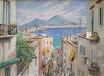 Giuseppe Luongo (1948) - Scorcio di Napoli, Antiek en Kunst, Kunst | Schilderijen | Klassiek