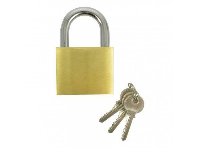 Hangslot + 3 sleutels 60mm, Bricolage & Construction, Serrurerie de bâtiment & Dispositif de fermeture, Enlèvement ou Envoi