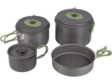 Bo-Camp - Pannenset - Explorer XL - 4-Delig - Hard anodized, Verzenden, Zo goed als nieuw