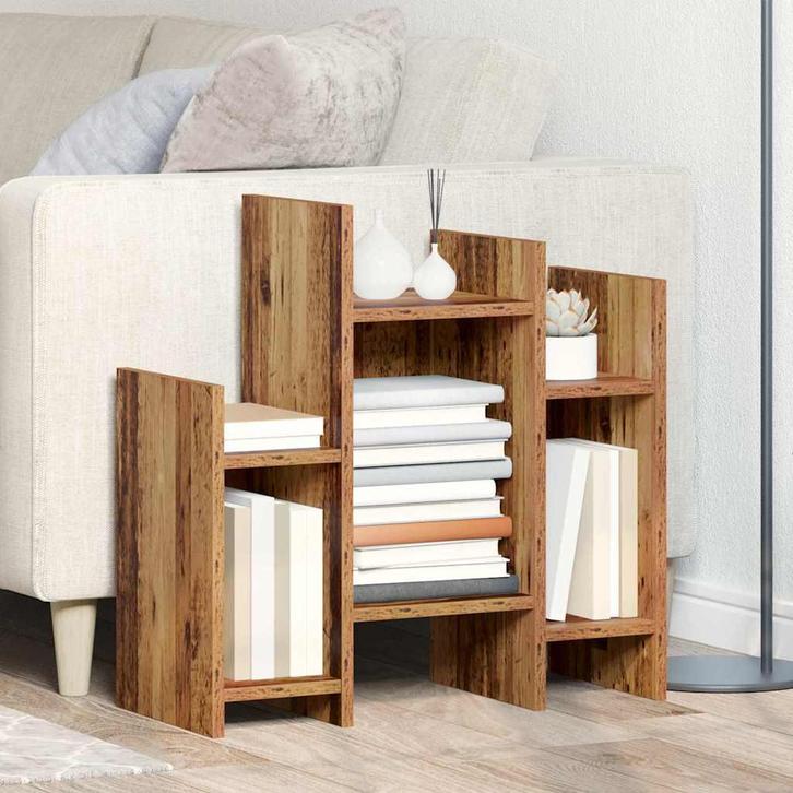 vidaXL Bijzetkast Oud hout 60 x 26 x 60 cm Bewerkt hout, Huis en Inrichting, Kasten | Dressoirs, Nieuw, Verzenden