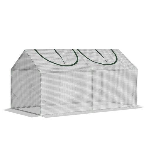 TRUUSK PE Broeikas 120x60x60 cm - Met Venster - Tomatenkas -, Tuin en Terras, Kassen, Verzenden