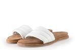 Nelson Slippers in maat 38 Wit, Kleding | Dames, Schoenen, Slippers, Verzenden, Wit, Zo goed als nieuw