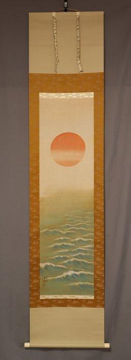 The Rising Sun and the Waves. - With signature Taiko  -, Antiek en Kunst, Antiek | Overige Antiek
