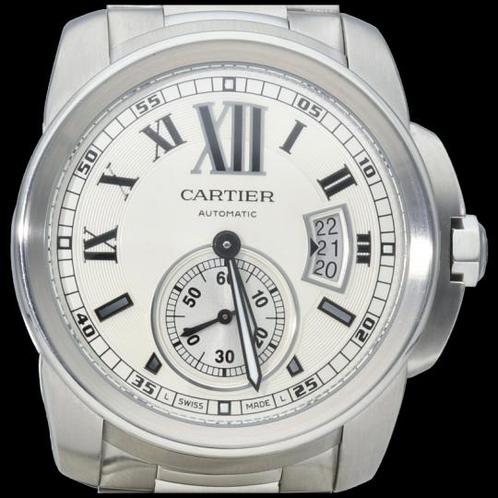 Cartier Calibre de Cartier 3389 / W7100015 uit 2015, Bijoux, Sacs & Beauté, Montres | Hommes, Envoi