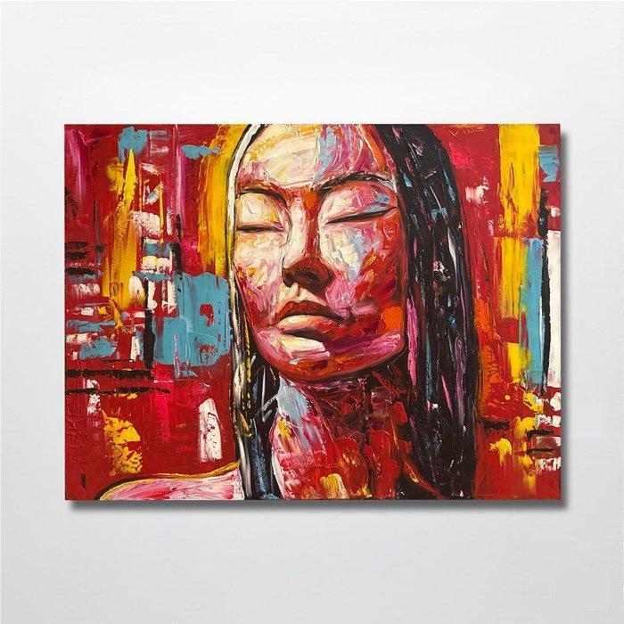 Nguyen Robert (1958) - Pocahontas, Antiek en Kunst, Kunst | Schilderijen | Modern