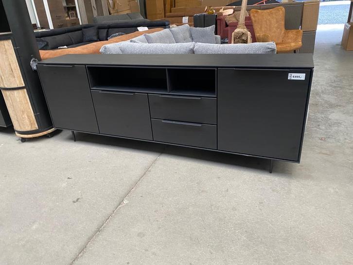 Nero dressoir, noir, Huis en Inrichting, Kasten | Dressoirs, Nieuw, Metaal, Overige materialen