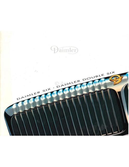 1995 DAIMLER SIX | | DOUBLE SIX BROCHURE ENGELS, Boeken, Auto's | Folders en Tijdschriften