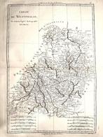 Duitsland, Kaart - Westfalen, Weser, Mainz,; Rigobert Bonne, Boeken, Atlassen en Landkaarten, Nieuw