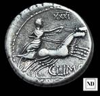 . République romaine Pub. Crepusius, C. Mamilius Limetanus,, Postzegels en Munten