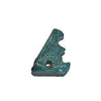 Oude Egypte, Nieuwe rijk Faience Gier amulet - 12 mm, Verzamelen