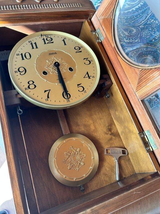 Wandklok - wehrle - Hout, Metaal - 1960-1970, Antiek en Kunst, Antiek | Klokken