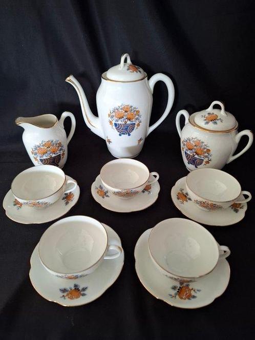 Haviland & Co. Limoges - Koffieservies (8) - Porselein, Antiek en Kunst, Antiek | Meubels | Tafels