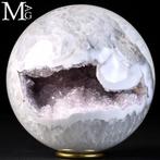 Sphère daméthyste extrêmement précieuse - Géode de quartz -, Verzamelen, Mineralen en Fossielen