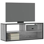 vidaXL Meuble TV sonoma gris 100x31x39,5 cm bois, Verzenden, Neuf