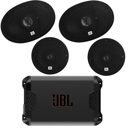 JBL audio set versterker en 16,5 cm en 6 x 9 speakers, Autos : Divers, Haut-parleurs voiture, Enlèvement ou Envoi
