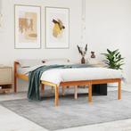 vidaXL Seniorenbed massief grenenhout wasbruin 120x200 cm, Huis en Inrichting, Slaapkamer | Bedden, Verzenden, Nieuw