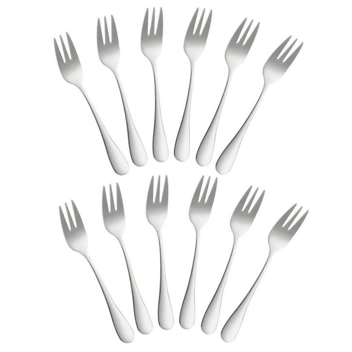 Fako Bijoux - Gebaksvork / Dessertvork Classic - Vorkjes -, Huis en Inrichting, Keuken | Bestek, Verzenden