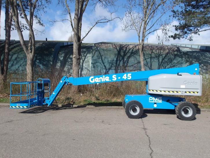 Telescoop hoogwerker Genie S-45 , 2015 , 15,72m , gekeurd, Zakelijke goederen, Machines en Bouw | Kranen en Graafmachines, Hoogwerker