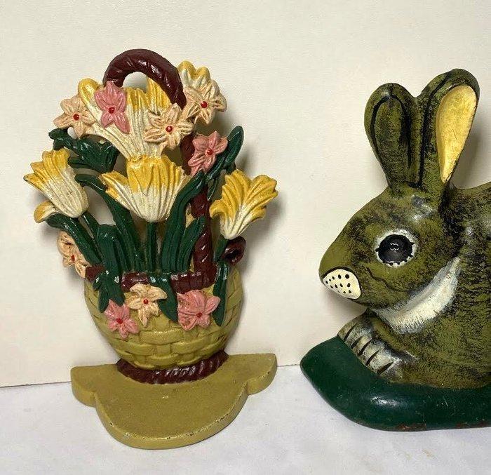 Deurstopper (2) - Gietijzer - Met de hand geschilderd, Antiek en Kunst, Curiosa en Brocante