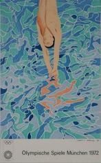 David Hockney - Diver - Olympic Games 1972, Antiquités & Art, Art | Lithographies & Sérigraphies, Verzenden