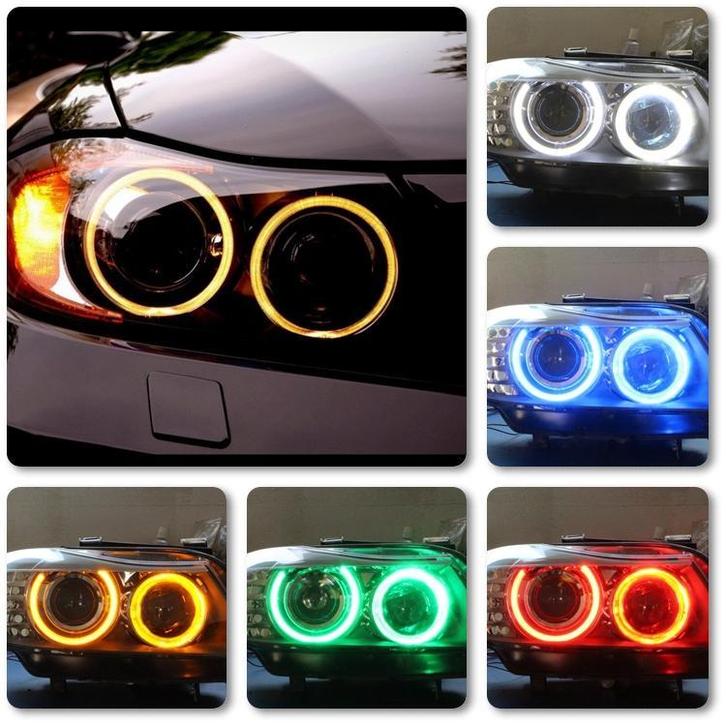 BMW angel Eyes H8 Lampen KLEUREN RGB voor BMW 1-3-5 enz, Autos : Pièces & Accessoires, Éclairage, Envoi