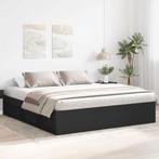 vidaXL Bedframe zwart 180x200 cm Super King Size, Huis en Inrichting, Slaapkamer | Bedden, Verzenden, Nieuw