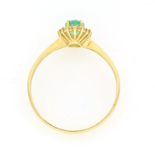 Zonder Minimumprijs - Ring - 18 karaat Geel goud - 0.60ct., Handtassen en Accessoires, Ringen