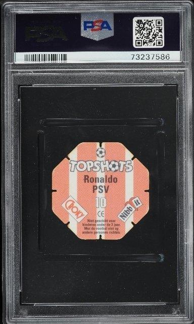 1996 Croky/Nibbit Top Shots Ronaldo #10 Graded card - PSA 8, Verzamelen, Stickers